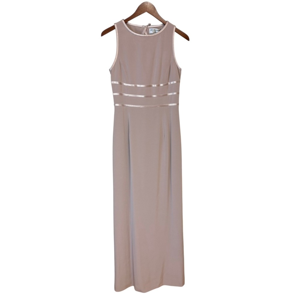 Adrianna Papell Vintage Y2K Open Back Gown 10